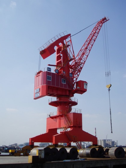 Ứng dụng cầu trục chân đê